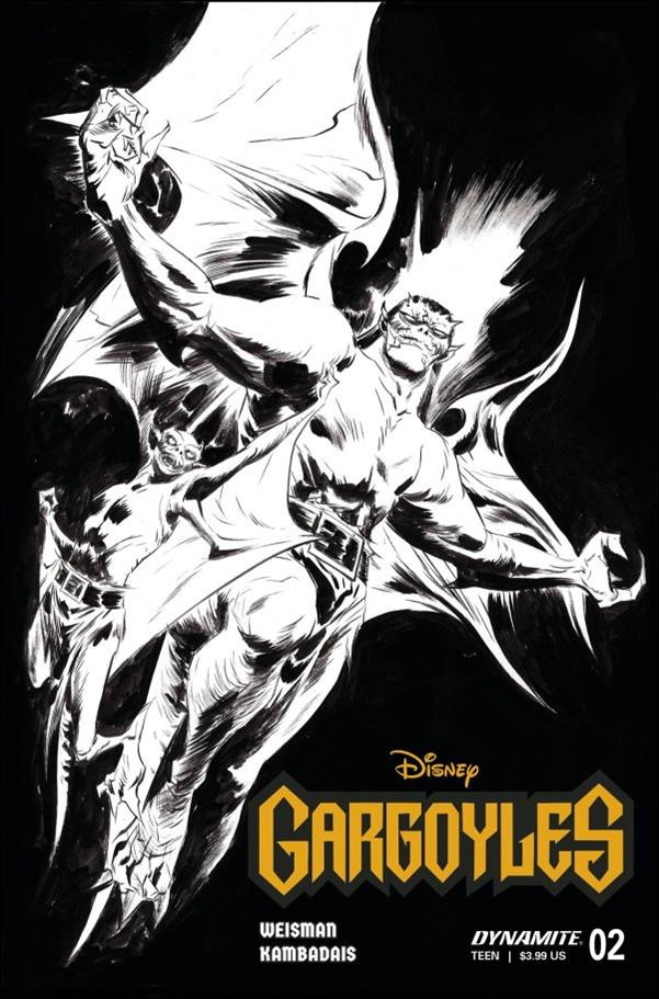 Gargoyles (2022) issue 2-V Jae Lee B&W 1:10 Cover