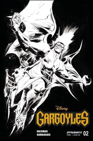 Gargoyles (2022) issue 2-V Jae Lee B&W 1:10 Cover