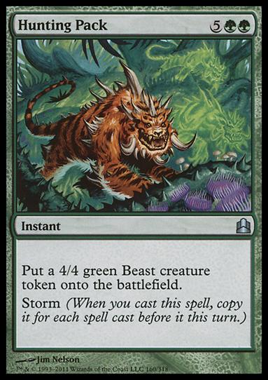Magic the Gathering: Commander (Base Set) card 160 Hunting Pack
