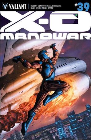 X-O Manowar (2012)  issue 39-D Brent Peeples 1:20 Cover