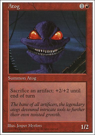 Magic the Gathering: 5th Edition (Base Set) card 209 Atog