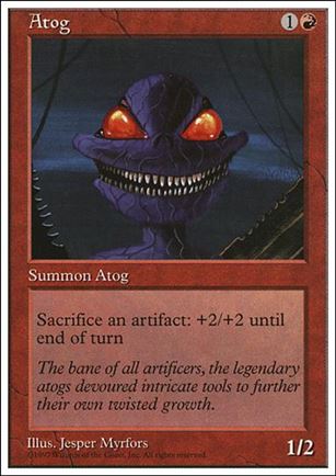 Magic the Gathering: 5th Edition (Base Set) card 209 Atog