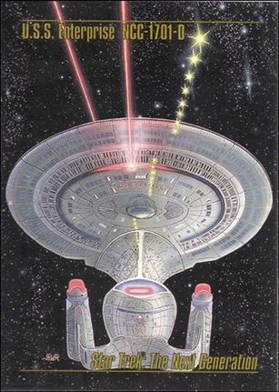 Star Trek Master Series: Series 1 (Base Set) card 21 U.S.S. Enterprise NCC-1701-D