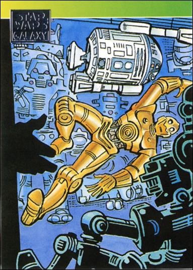 Star Wars Galaxy: Series 1 (Factory Base Set) card 90 Steve Ditko