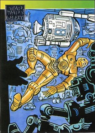 Star Wars Galaxy: Series 1 (Factory Base Set) card 90 Steve Ditko
