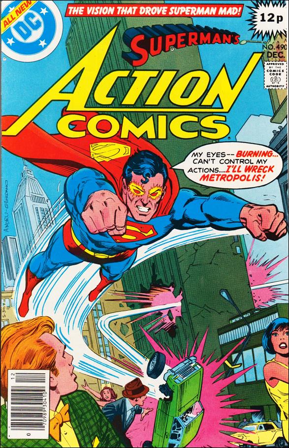 Action Comics (1938) issue 490-C UK Price Cover