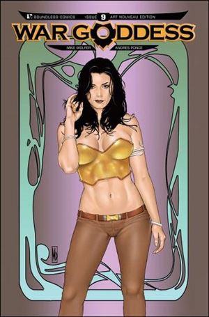 War Goddess issue 9-D Art Nouveau Cover