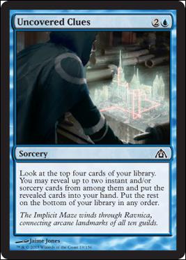 Magic the Gathering: Dragon's Maze (Base Set) card 19 Uncovered Clues