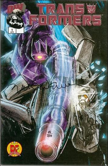 Transformers: Generation 1 (2003) issue 1-G DF Purple Foil Cvr (Signd by B. Sienkiewicz) 1/499