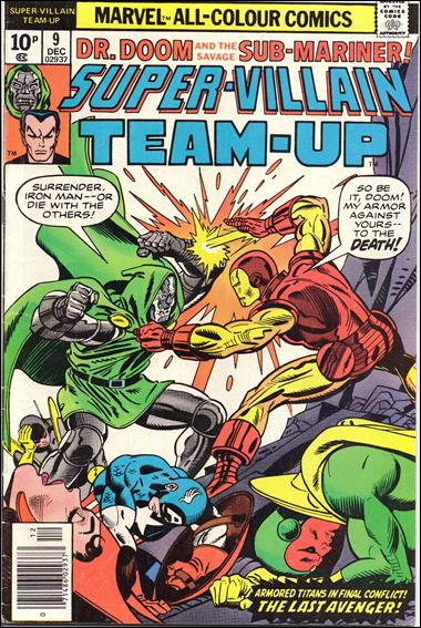 Super-Villain Team-Up issue 9-B UK Price Cover