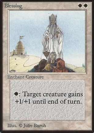 Magic the Gathering: Limited Edition Beta (Base Set) card 7 Blessing