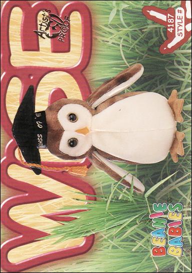 Beanie Babies Series 4 (Artist Proof Parallel Base Set) card 254 Wise
