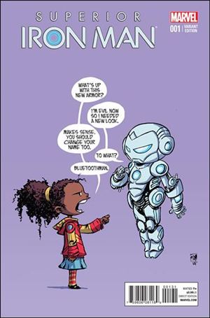 Superior Iron Man issue 1-F Skottie Young Baby Cover