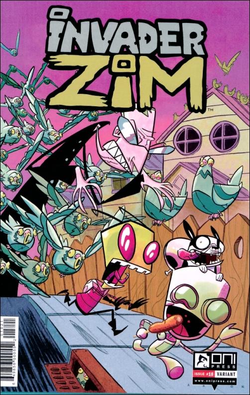Invader Zim issue 18-B Aaron Conley Cover 