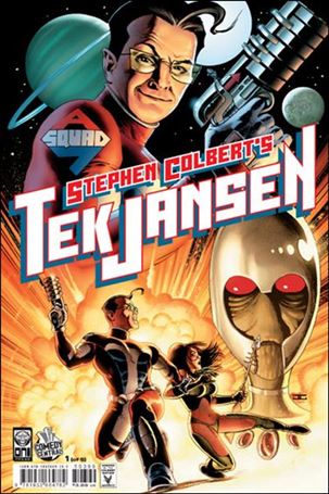 Stephen Colbert's Tek Jansen issue 1-B John Cassaday 1:4 Cover