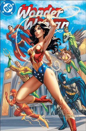Wonder Woman (1942) issue 750-M J. Scott Campbell Justice League Cover 1/2000