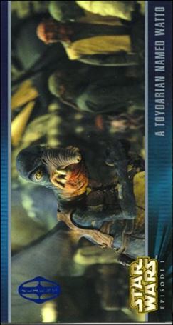 Star Wars: Episode I Widevision: Series 1 (Expansion Subset) card X-22 A Toydarian Named Watto