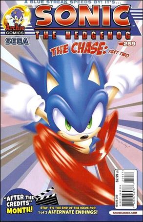 Sonic the Hedgehog (1993) issue 259 Tracy Yardley Cover