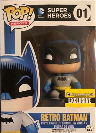 POP! Heroes figure 1-S Retro Batman Entertainment Earth