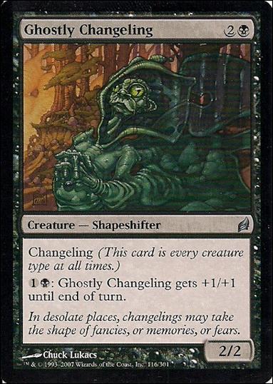 Magic the Gathering: Lorwyn (Base Set) card 116 Ghostly Changeling