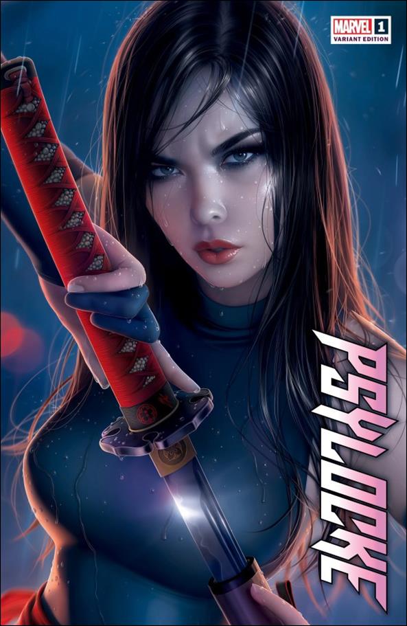 Psylocke (2025) issue 1-Q Retailer Exclusive Warren Louw Trade Dress Cover