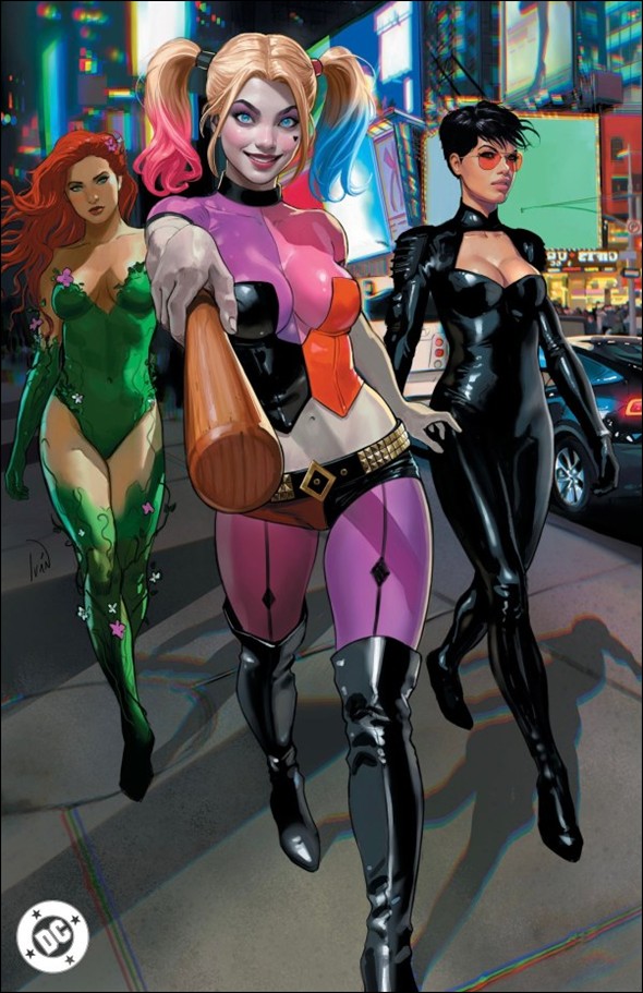 Gotham City Sirens: Unfit for Orbit issue 1-H Retailer Ex. Ivan Talavera Virgin Cover