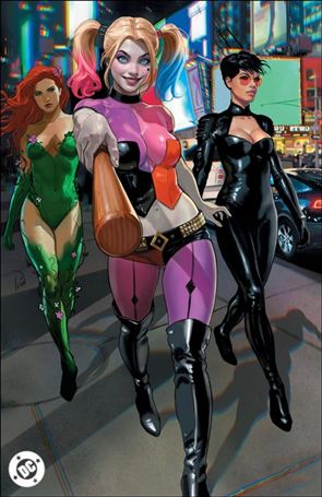 Gotham City Sirens: Unfit for Orbit issue 1-H Retailer Ex. Ivan Talavera Virgin Cover