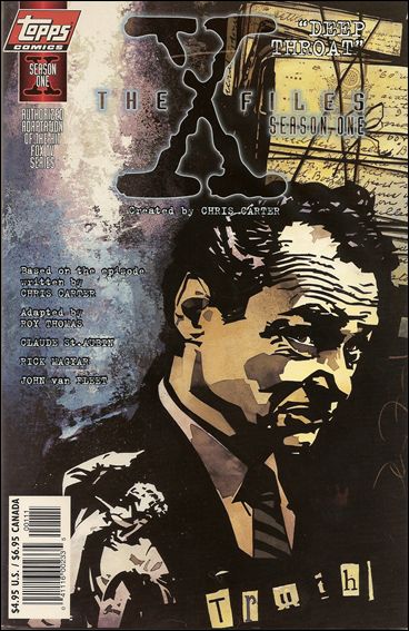 X-Files: Season One issue 1-B 'Deep Throat' Cover