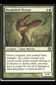 Magic the Gathering: Duels of the Planeswalkers (Base Set) card 81 Roughshod Mentor