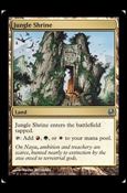 Magic the Gathering: Duel Decks: Ajani vs. Nicol Bolas card 34 Jungle Shrine