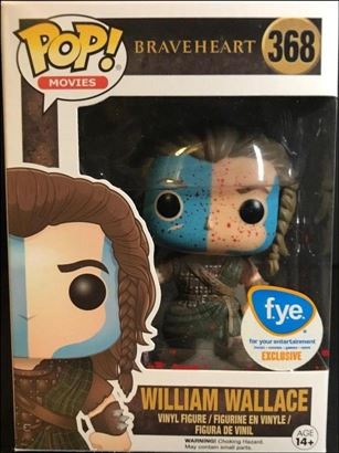 POP! Movies figure 368-B William Wallace (Bloody) FYE Exclusive