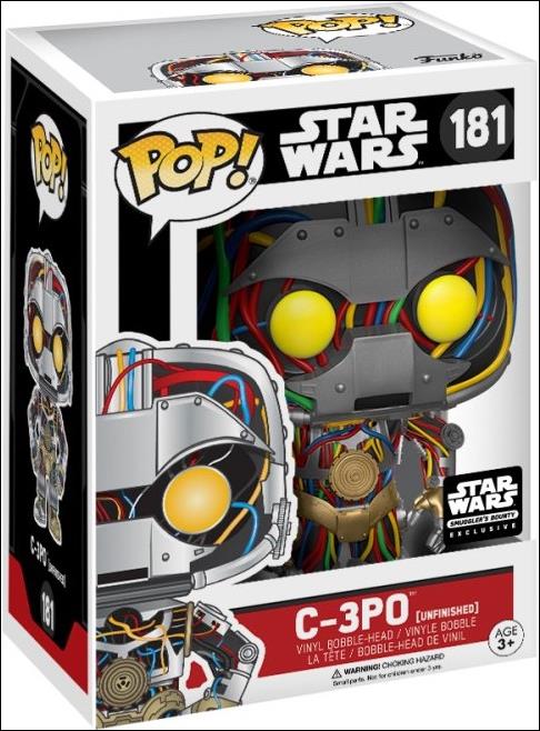 POP! Star Wars figure 181 C-3PO (Unfinished) Smuggler's Bounty