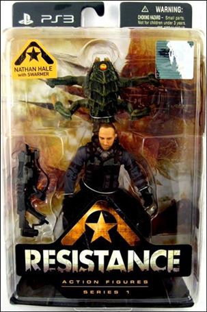 Resistance (Series 1) figure 2 Nathan Hale with Swarmer
