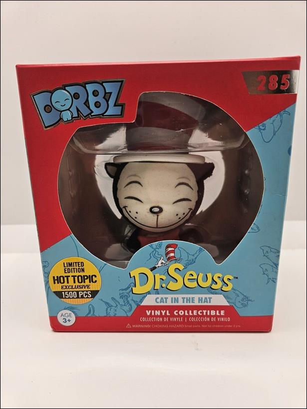 Dorbz figure 285-C Cat In The Hat (Flocked)