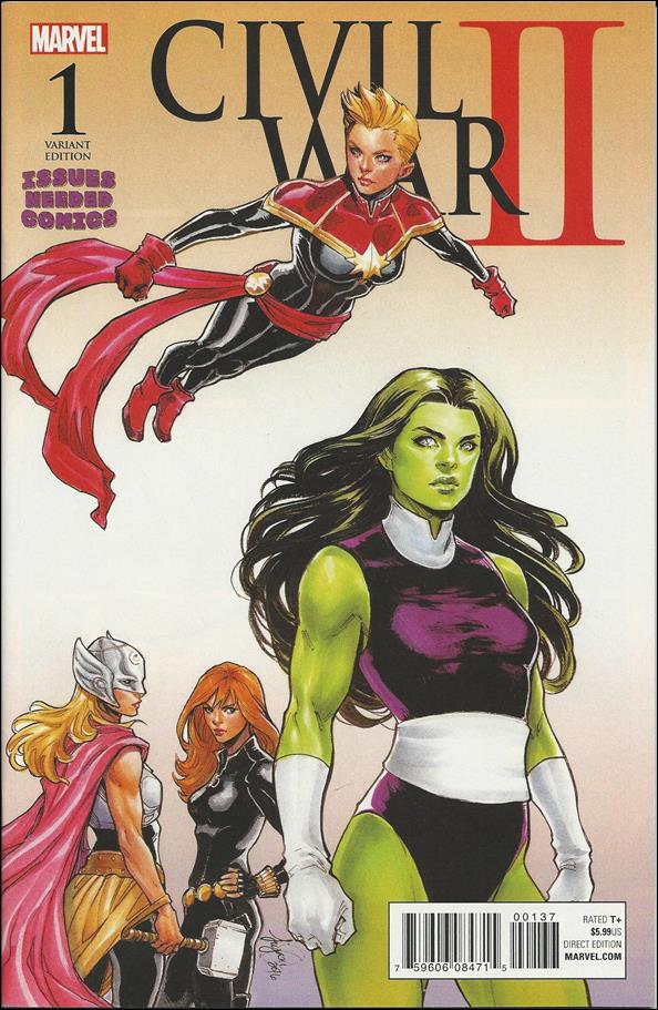 Civil War II issue 1-TL Siya Oum Issues Needed Comics Cover