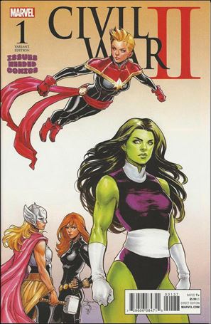 Civil War II issue 1-TL Siya Oum Issues Needed Comics Cover