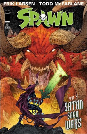 Spawn issue 261 Erik Larsen & Todd McFarlane Cover