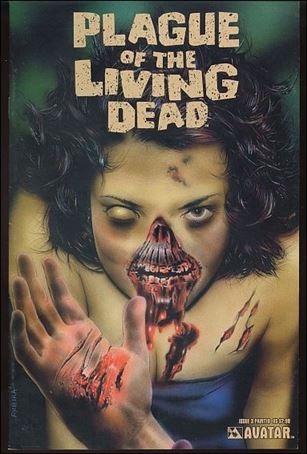 Plague of the Living Dead issue 3-D Painted Cover