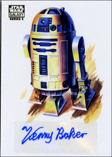 Star Wars Galaxy: Series 5 (Autograph Subset) card 4 Kenny Baker