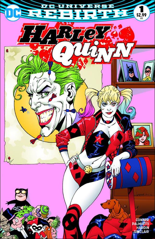 Harley Quinn (2016) issue 1-UG Aaron Lopresti Painted Visions Cover