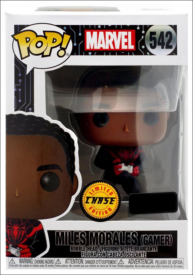 POP! Marvel figure 542 Miles Morales Unmasked (Gamer)