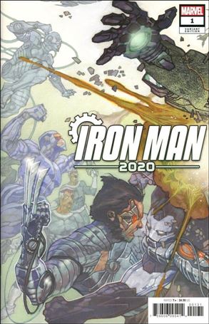 Iron Man 2020 (2020) issue 1-G Simone Bianchi Connecting Cover