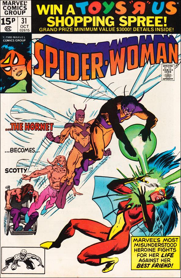 Spider-Woman (1978) issue 31-B UK Price Cover