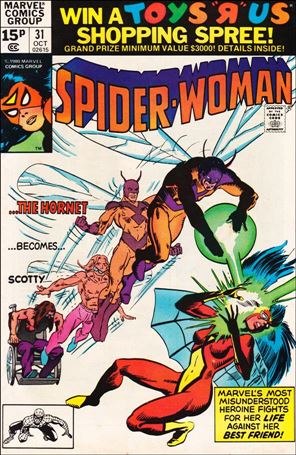Spider-Woman (1978) issue 31-B UK Price Cover