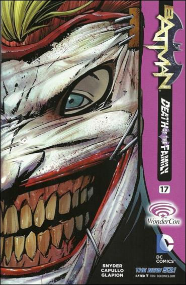 Batman (2011) issue 17-G Greg Capullo WonderCon Die Cut Cover 1/2000