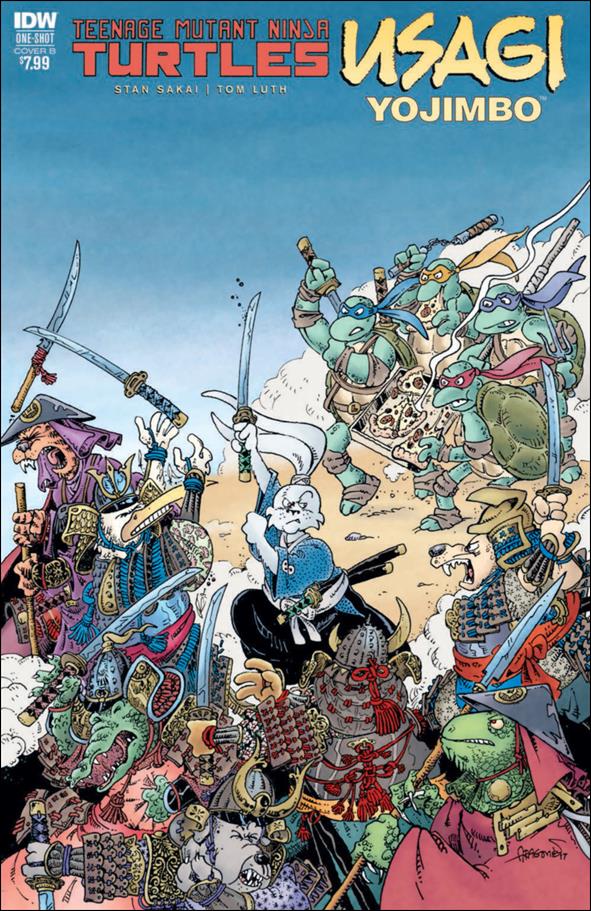Teenage Mutant Ninja Turtles / Usagi Yojimbo issue 1-B Sergio Aragonés Cover