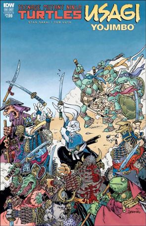 Teenage Mutant Ninja Turtles / Usagi Yojimbo issue 1-B Sergio Aragonés Cover
