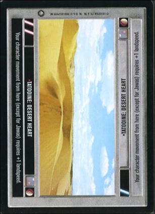 Star Wars: Jabba's Palace Sealed Deck (Base Set) card 7 Tatooine: Desert Heart