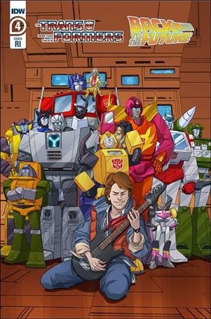 Transformers/Back to the Future issue 4-C Dan Schoening 1:10 Cover