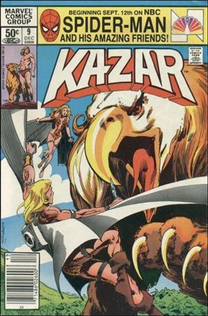 Ka-Zar the Savage issue 9-B Newsstand Cover